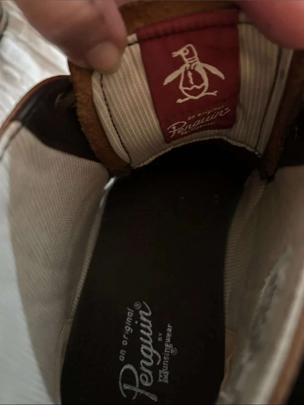 Original Penguin Men's Brown Leather Chukka Boots